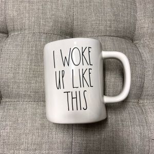 Rae Dunn I woke up like this mug